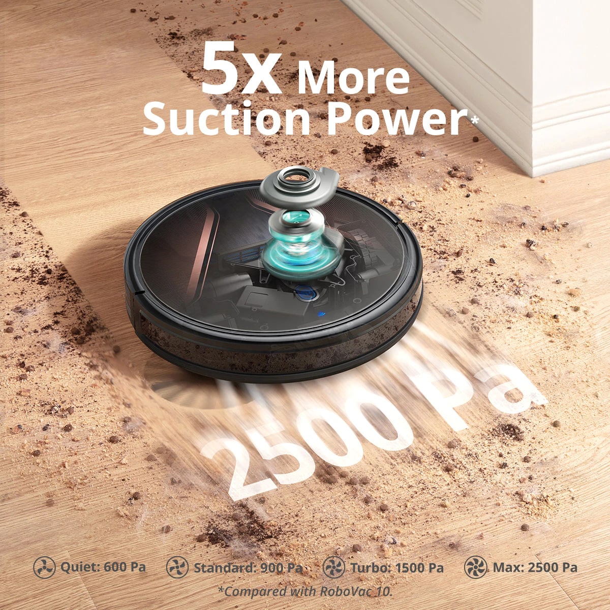 Eufy RoboVac G20 Hybrid Wi-Fi - Black