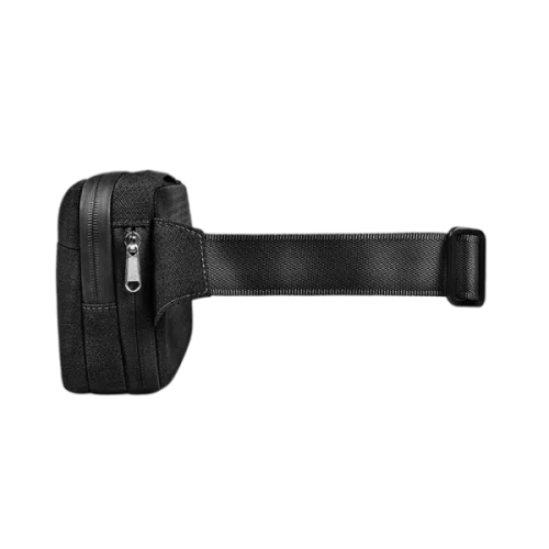 Wiwu Alpha Chest Package Crossbody Bag (26x15x7CM) - Black
