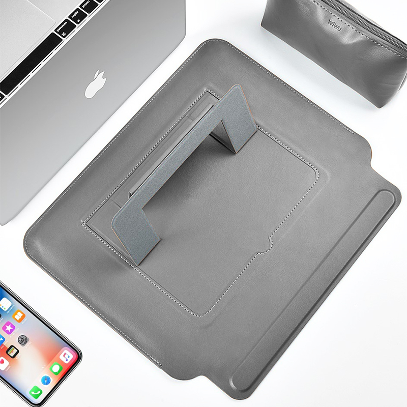 Wiwu Alita Skin Pro Portable Slim Stand Sleeve For MacBook Pro 16" - Grey