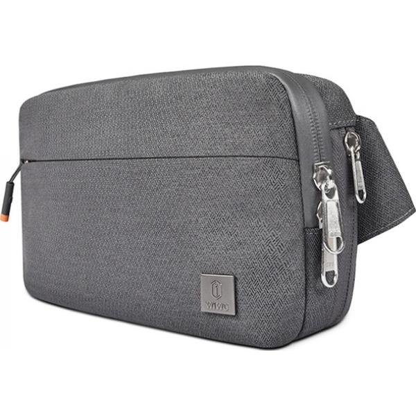 Wiwu Alpha Chest Package Crossbody Bag (26X15X7cm) - Grey