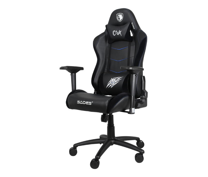 Sades CRUX Gaming Chair - Blue