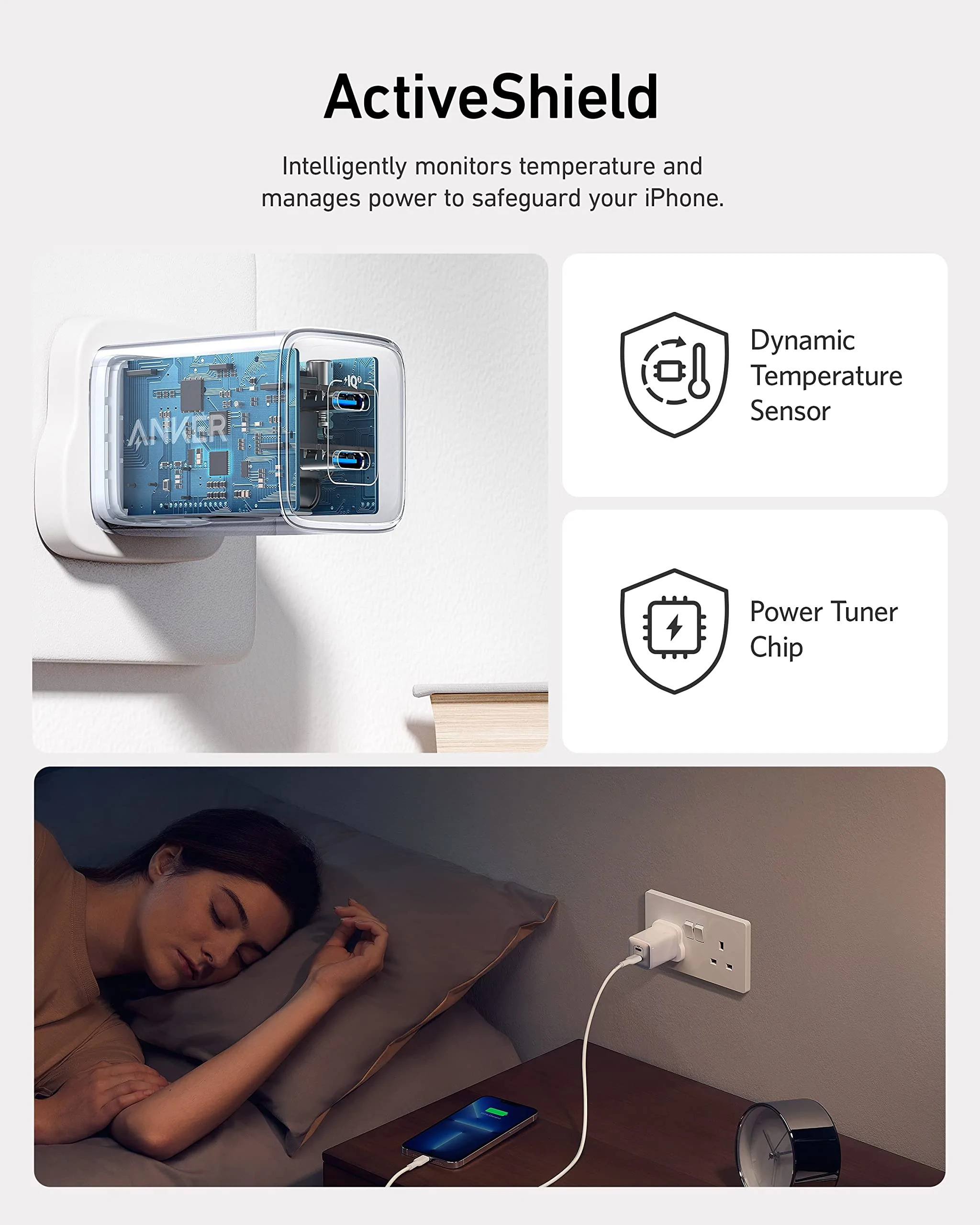 Anker 521 Charger (Nano Pro) 40W - White