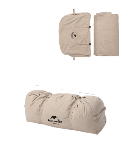 Naturehike Extend 4.8 Cotton Eaves Tower Tent - Quicksand Gold