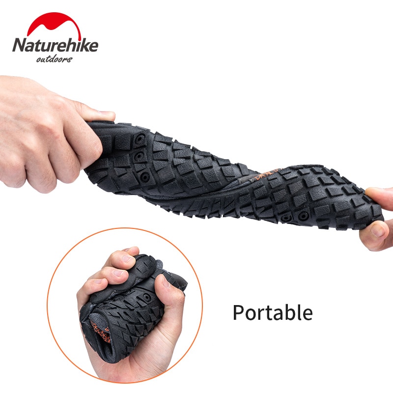 Naturehike Silicone Anti-slip Wading Shoes Black-yellow/XL(43-44)