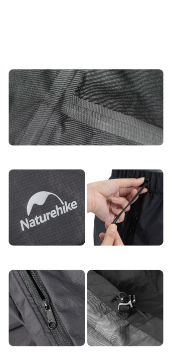 Naturehike Outdoor Weatherproof Pants Black XL