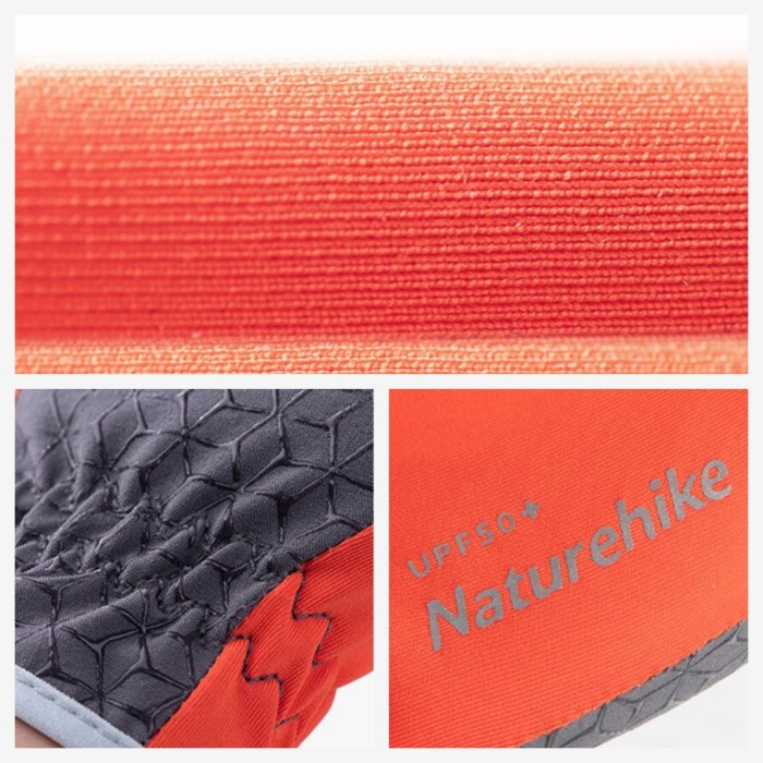 Naturehike GL09-T Lightweight Sunscreen Anti-skid Gloves Gray L