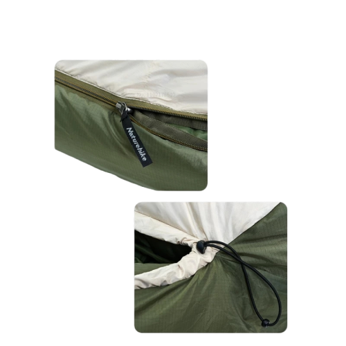 Naturehike Duck Down & Cotton Sleeping Bag For -35℃ XR1500 Green