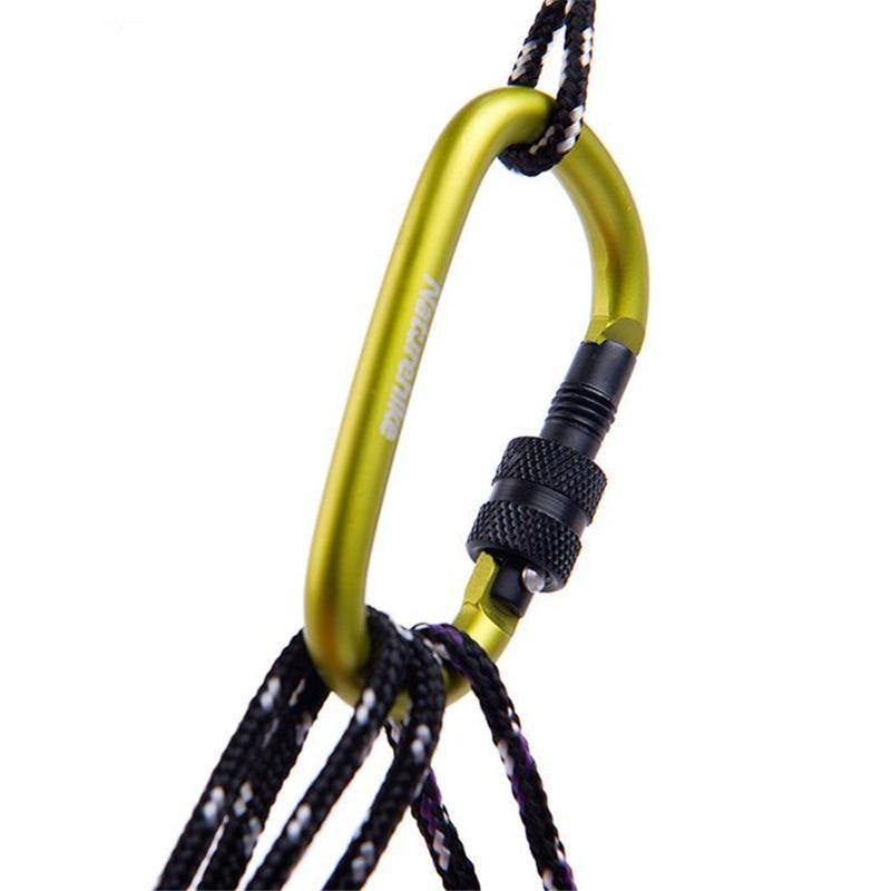 Naturehike 6cm D-utility Hanging Strap Locks - Yellow