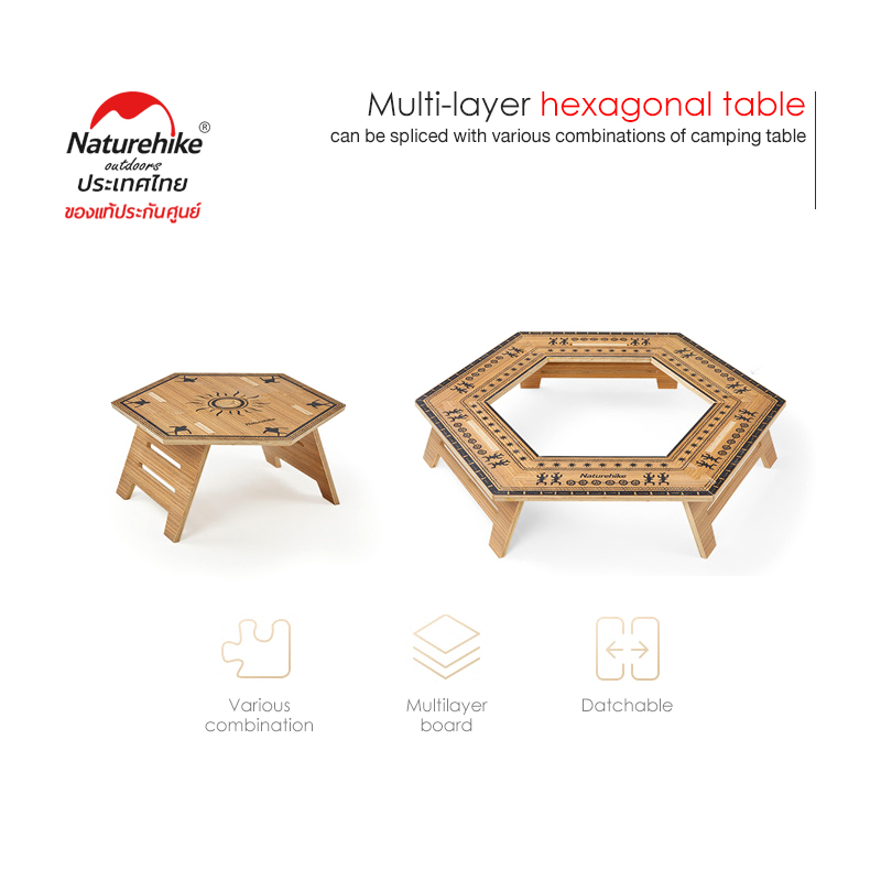 Naturehike Multi-layer Board Hexagon Table L Inner
