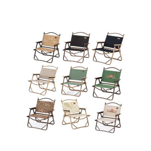 Naturehike MW02 Outdoor Folding Chair Aluminum Alloy Walnut Color