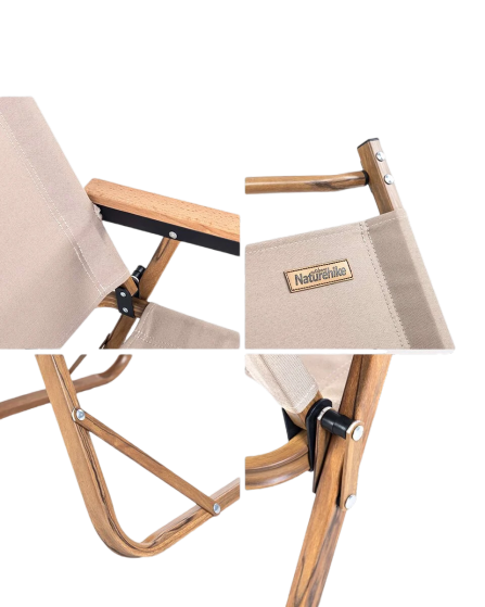 Naturehike MW02 Outdoor Folding Chair Large Black