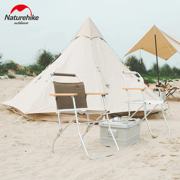 Naturehike Aluminum Alloy Louvre Chair Low - Stripes