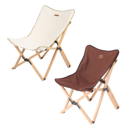 Naturehike Outdoor Wooden Folding Chair Q-9E Large Burlywood