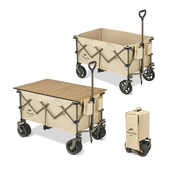 Naturehike TC02 Four-way Folding Trolley Black