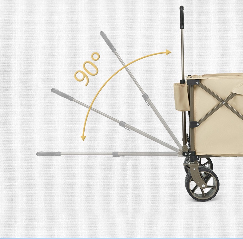 Naturehike TC02 Four-way Folding Trolley Brown