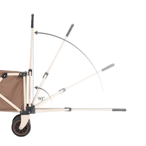 Naturehike TC03 Four-way Folding Trolley Brown