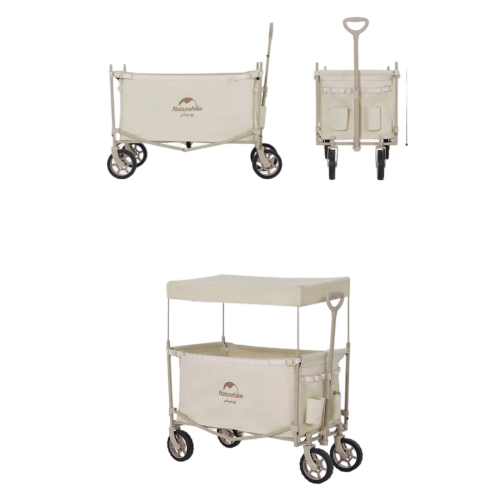 Naturehike (TC07) Multifunctional Folding Trolley - Brown