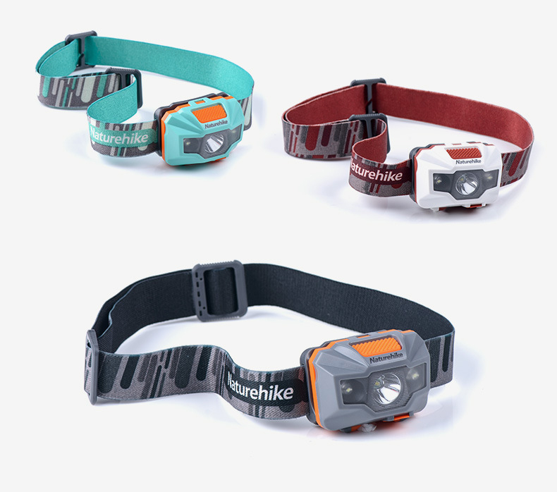 Naturehike Light Rechargeable Headlights TD-02 Orange & Gray