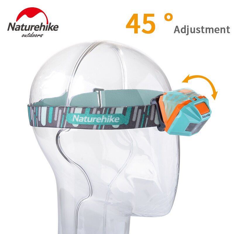 Naturehike Light Rechargeable Headlights TD-02 Orange & Gray