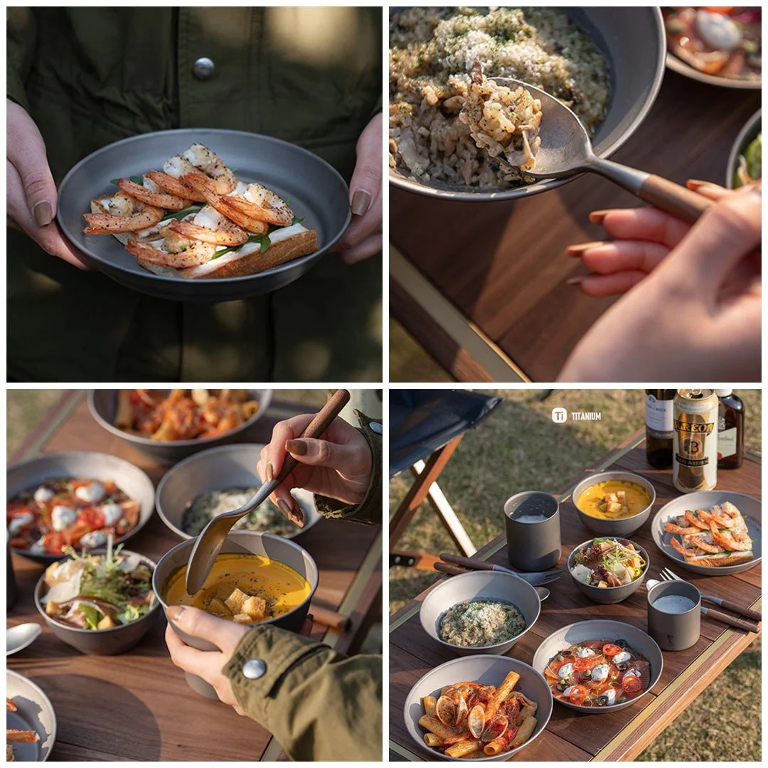 Naturehike Titanium Dishes Bowl Disc /middle Bowl