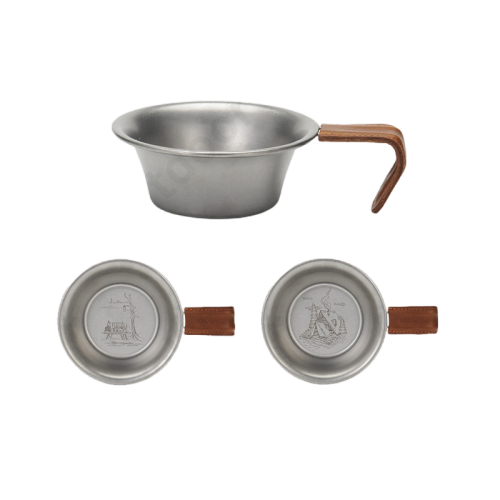 Naturehike Stainless Steel Retro Camp Bowl 300ml (Outdoor Cabin)