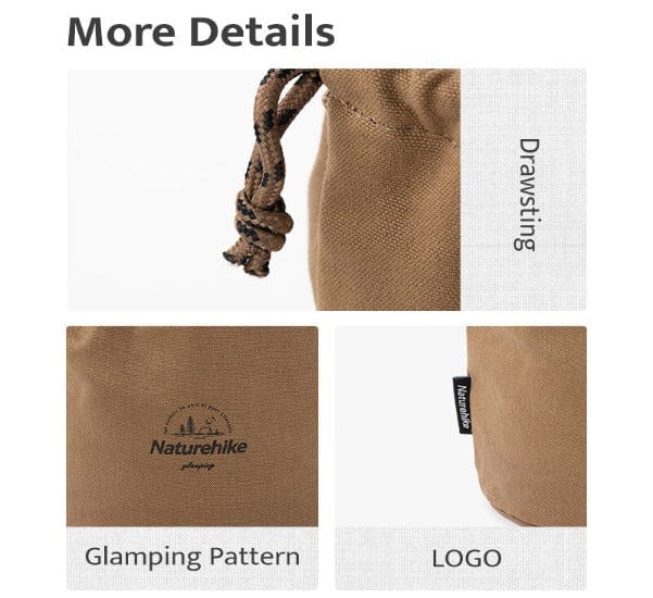 Naturehike Drawstring Storage Pocket Armygreen