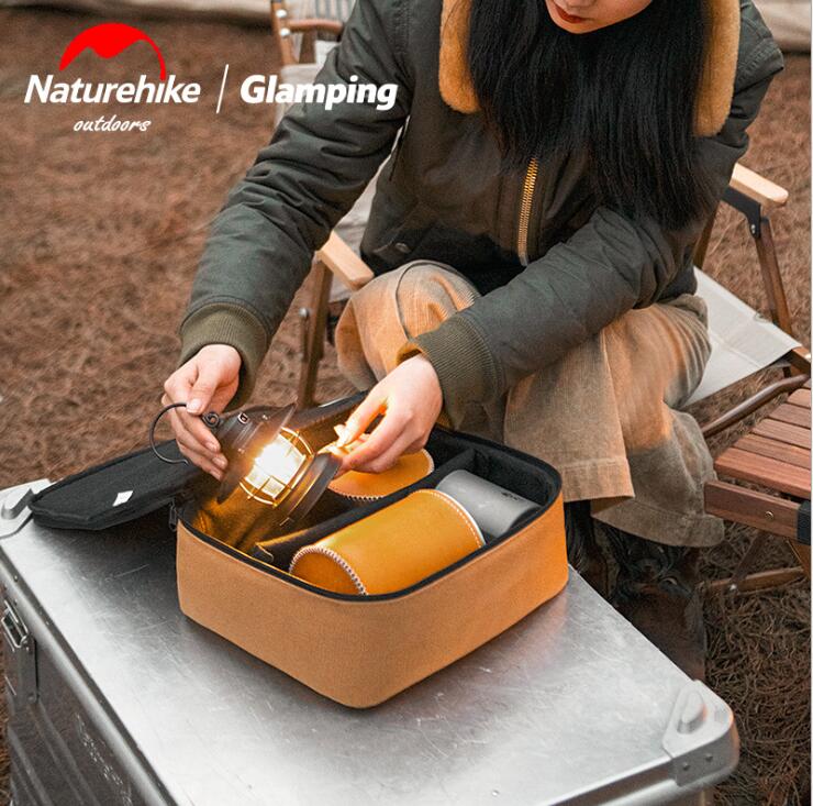 Naturehike Round Camping Storage Box 8.7L Khaki/S