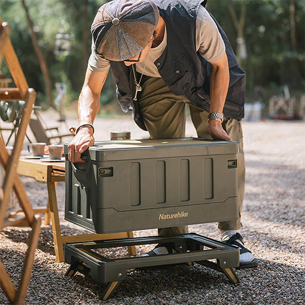 Naturehike PP Folding Storage Box Grey 60L