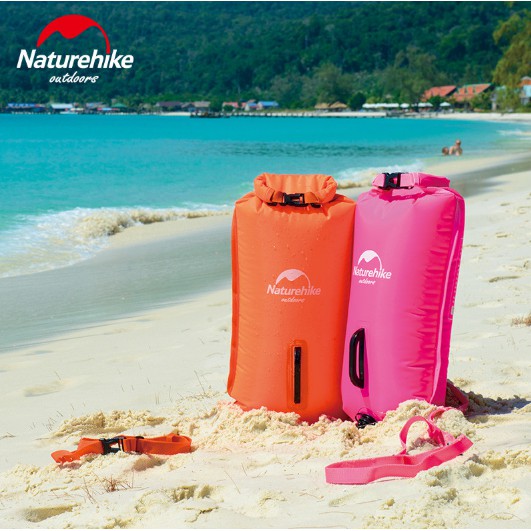 Naturehike 28L Inflatable Waterproof Bag - Rose Red