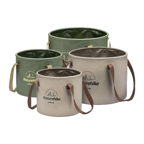 Naturehike Foldable Round Bucket Light Brown/20L