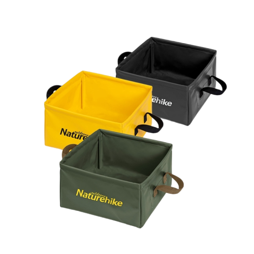 Naturehike H030 Foldable Square Bucket Light Brown 13L