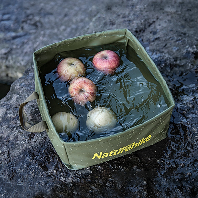 Naturehike H030 Foldable Square Bucket Yellow 13L