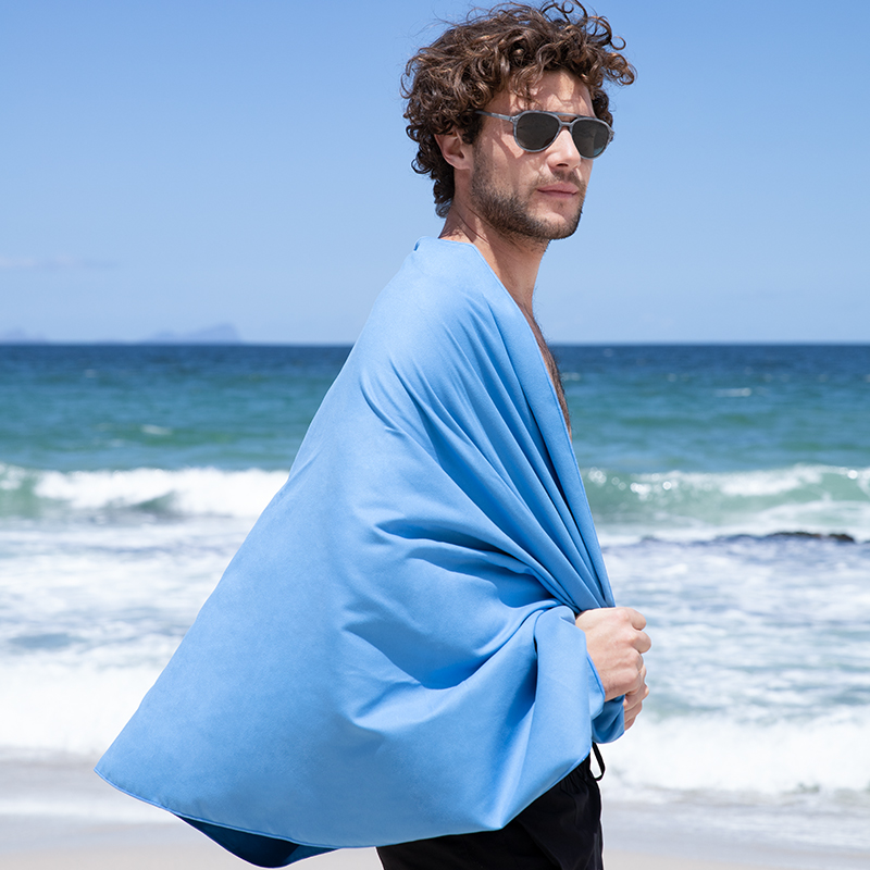 Naturehike Fitness Antibacterial Quick-drying Beach Towel/bath Towel Purple 160*80cm