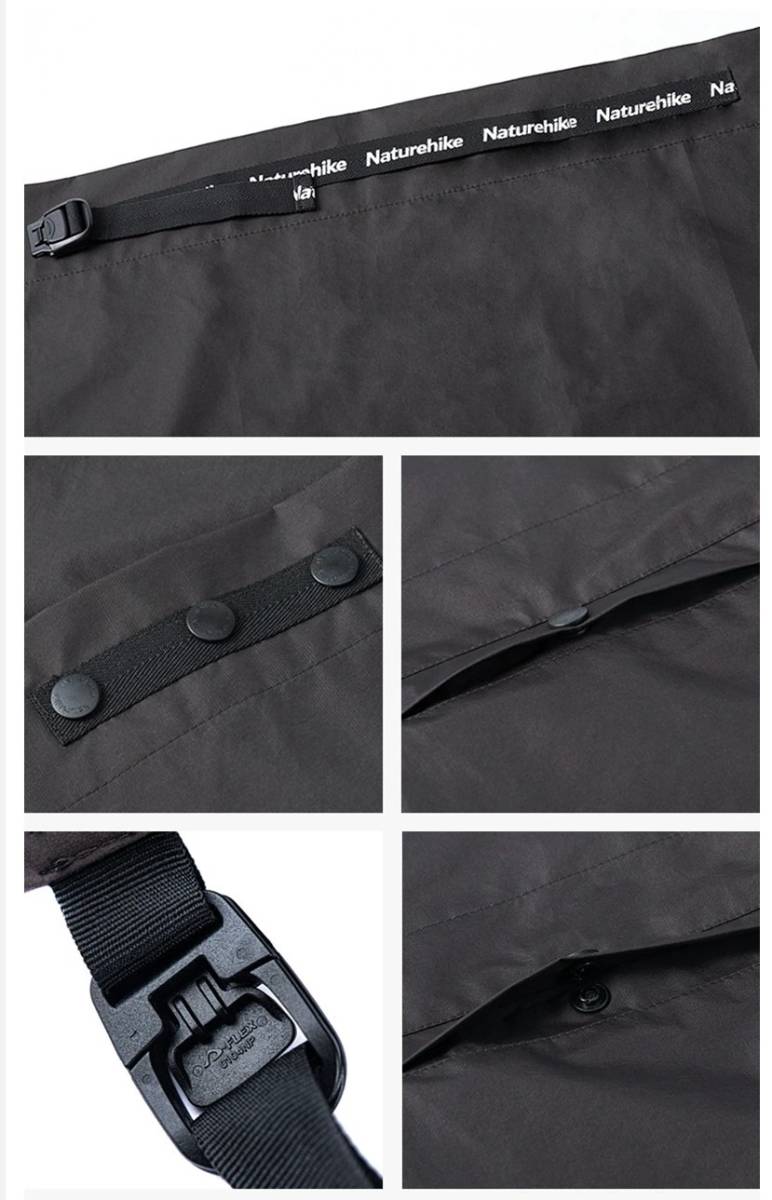 Naturehike Lightweight Weatherproof Skirt Black L