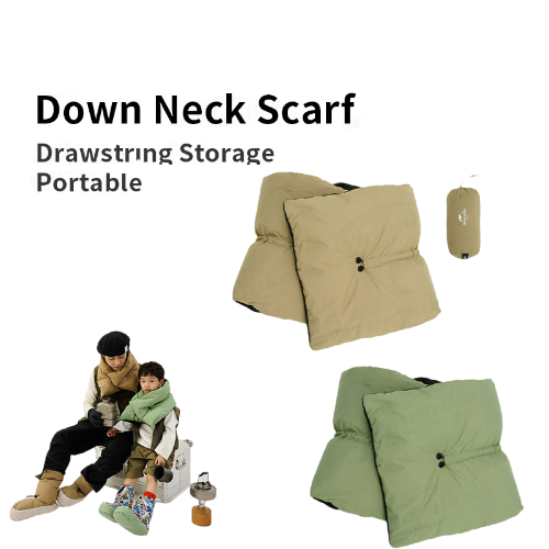 Naturehike Drawstring Down Scarf Khaki