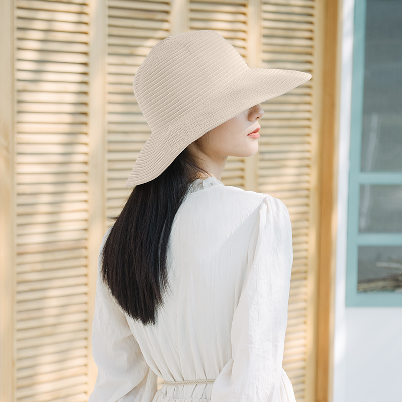 Naturehike Solid Color Big Brim Sunhat Khaki