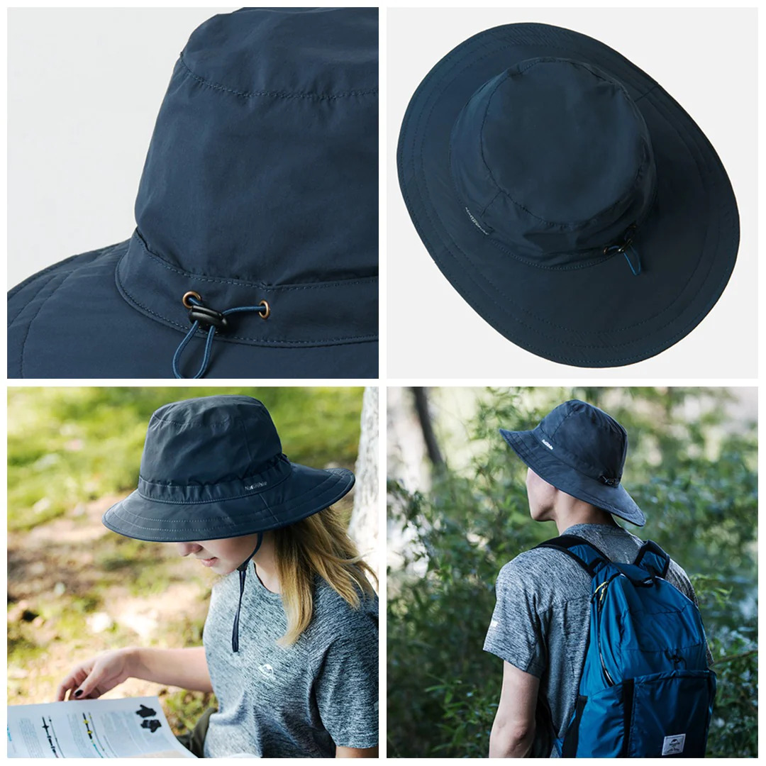 Naturehike Summer Anti-UV Fisherman Hat Navy Blue