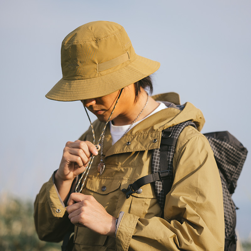 Naturehike Sun Protection Lightweight Outdoor Bucket Hat Olive Yellow