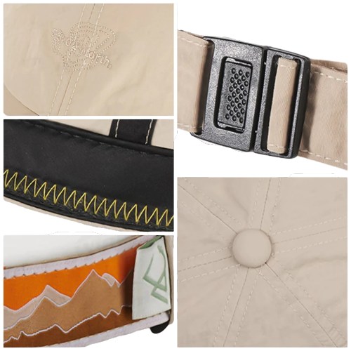Naturehike Sun Protection Lightweight Outdoor Cap Light Khaki