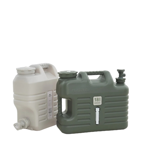 Naturehike New Style Square Water Container Beige Grey 18L