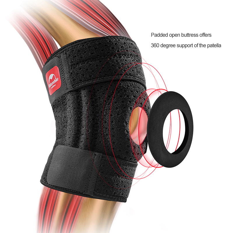 Naturehike Four Spring Support Reinforced Knee Pads-20HJ L/right