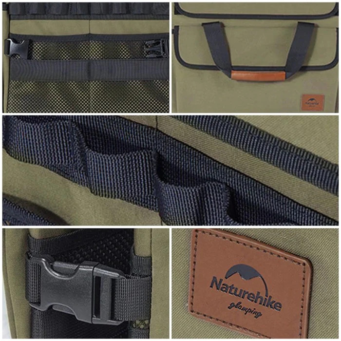 Naturehike Oxford Cloth Folding Storage Box Army Green 60L