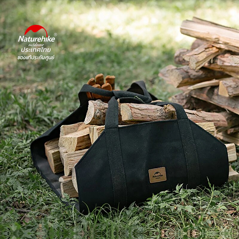 Naturehike Firewood Canvas Multi-purpose Storage Bag Black