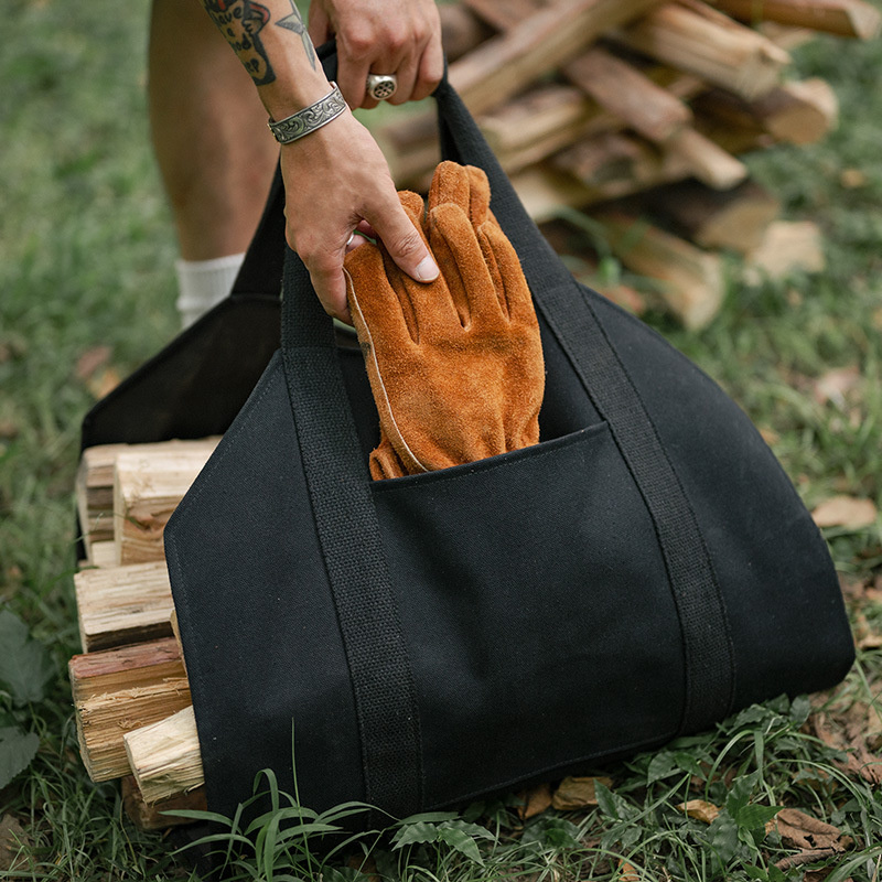 Naturehike Firewood Canvas Multi-purpose Storage Bag Black