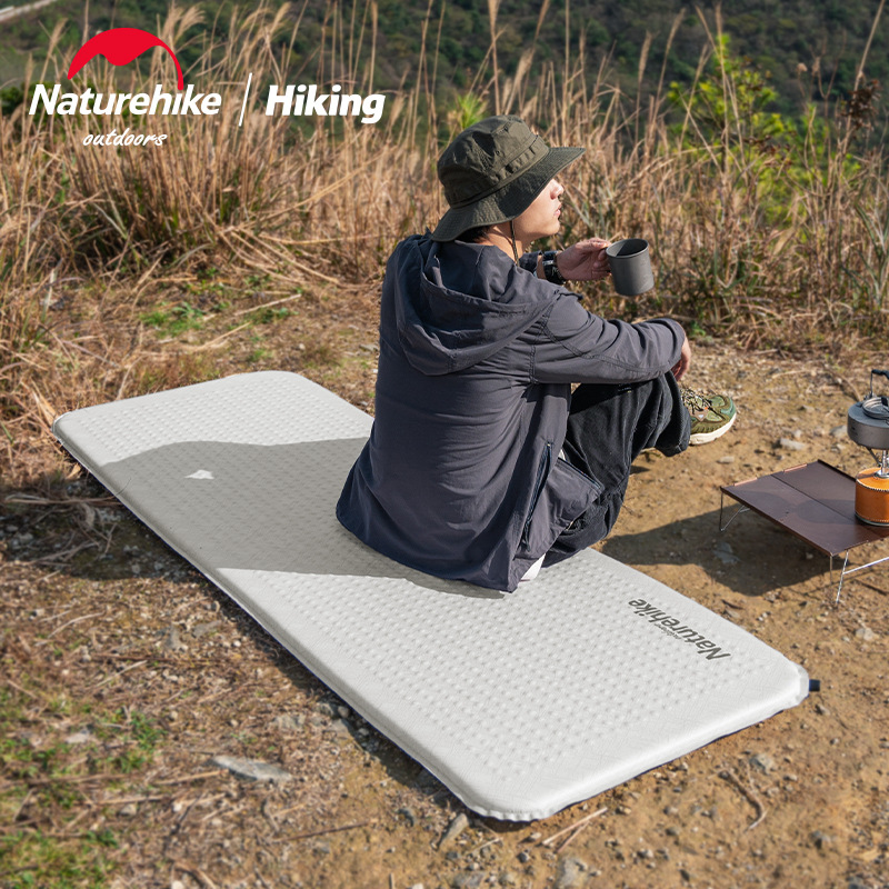 Naturehike Patterned Sponge Self Inflatable Sleeping Pad Grey