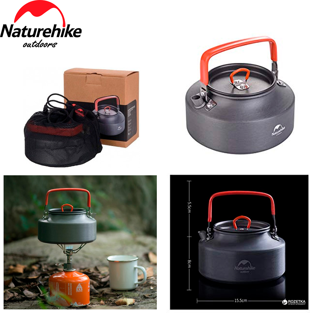 Naturehike Outdoor Picnic Teapot 1.1L Grey