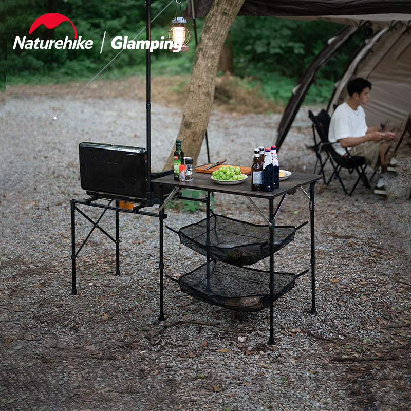Naturehike Fiberglass Cooking Table (FG01) Black