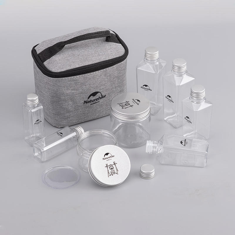 Naturehike Convenient Seasoning Bottle Set Grey (6 In 1)
