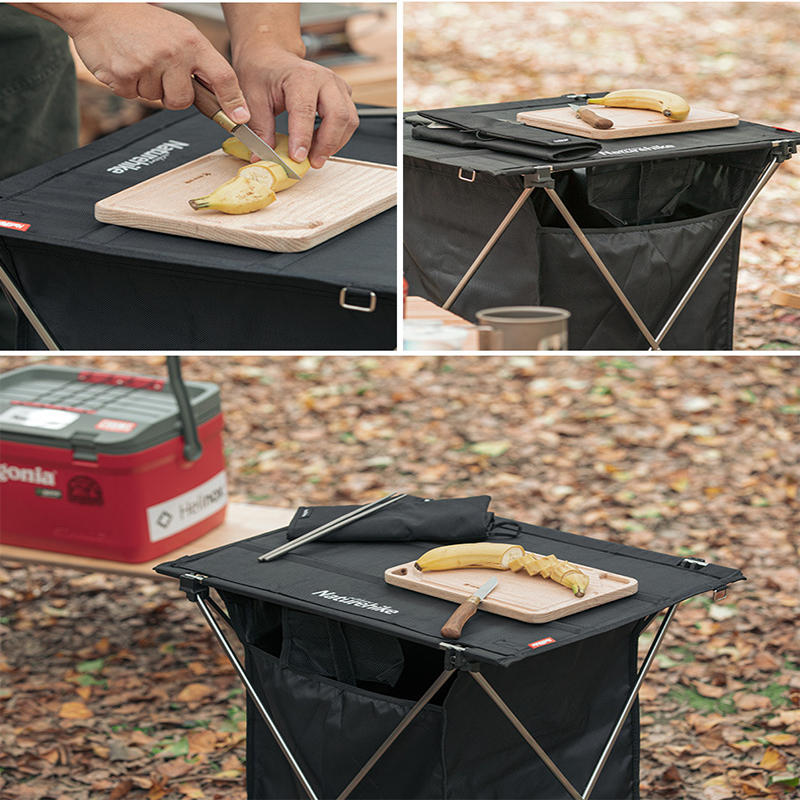Naturehike Folding Table With Soft Surface Storage Box S-9b Khaki