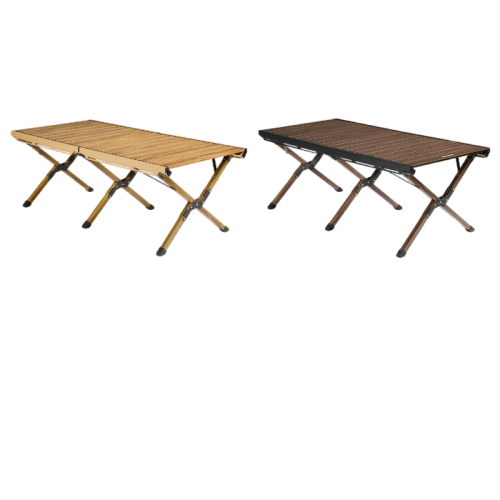 Naturehike Aluminum Alloy Hanging Egg Roll Table - Wood Grain